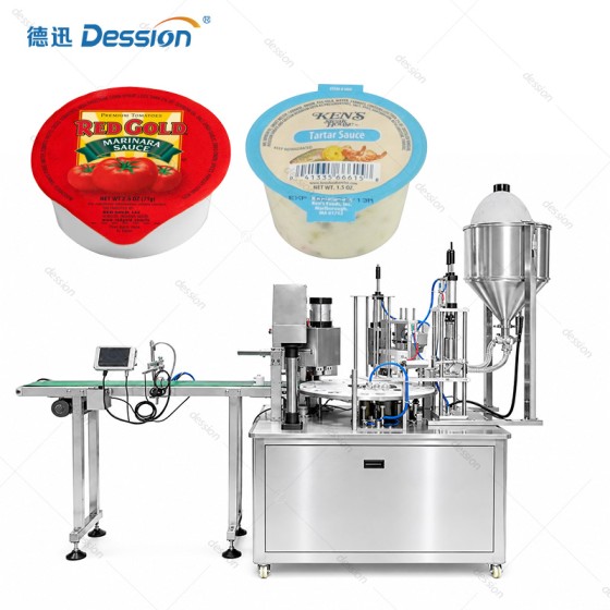 Automatic Sauce Cup Filling and Sealing Machine from Leading China Manufacturer